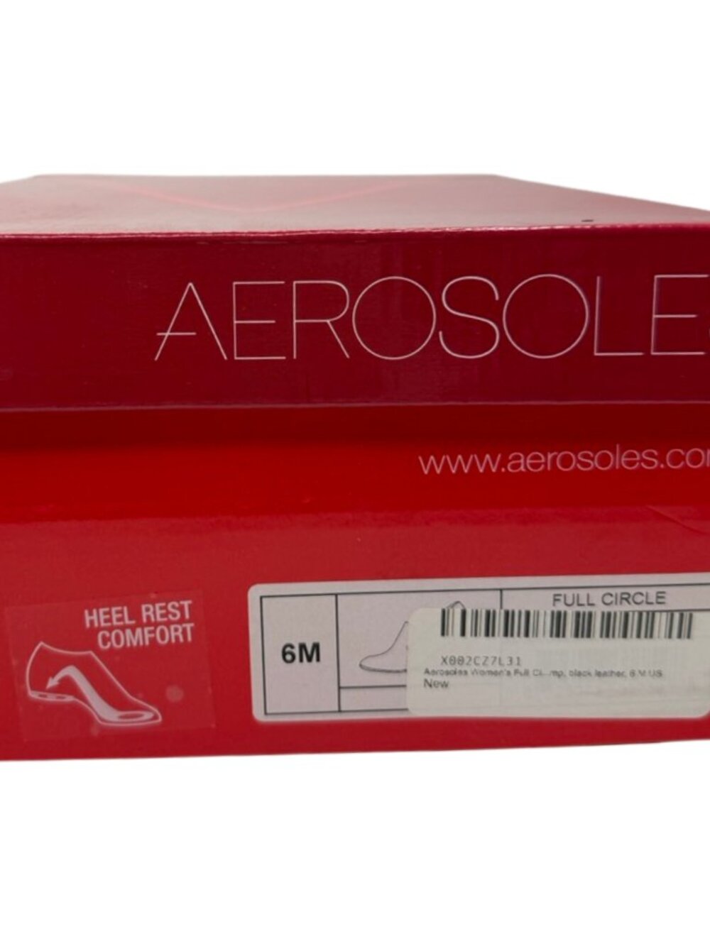 Aerosoles NIB Inner Circle Black Leather Wedge Pumps Heels Slip On Loafer Size 6 - Picture 8 of 9